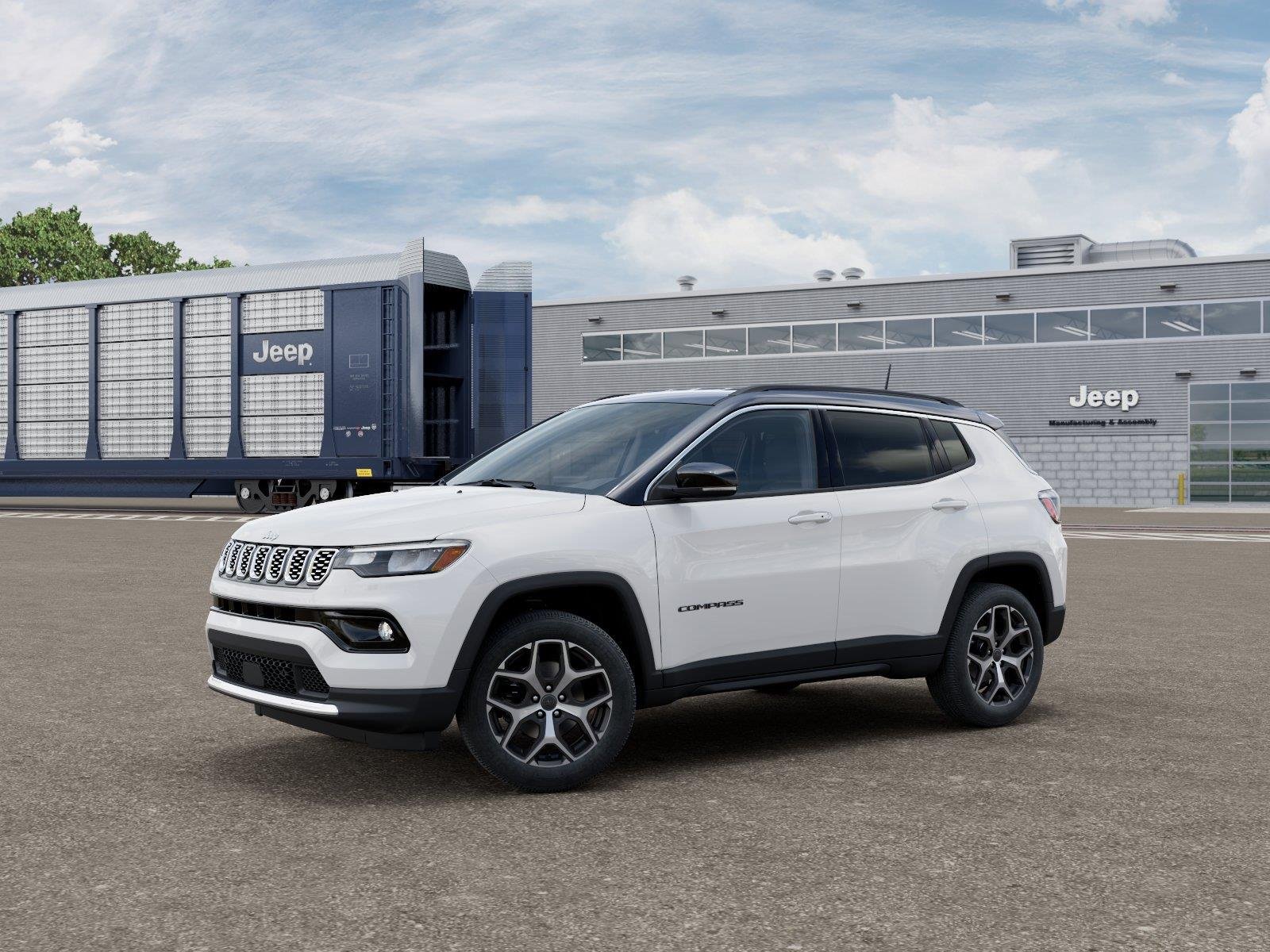 New 2026 Bright White Clear-Coat Exterior Paint Jeep Limited image 2