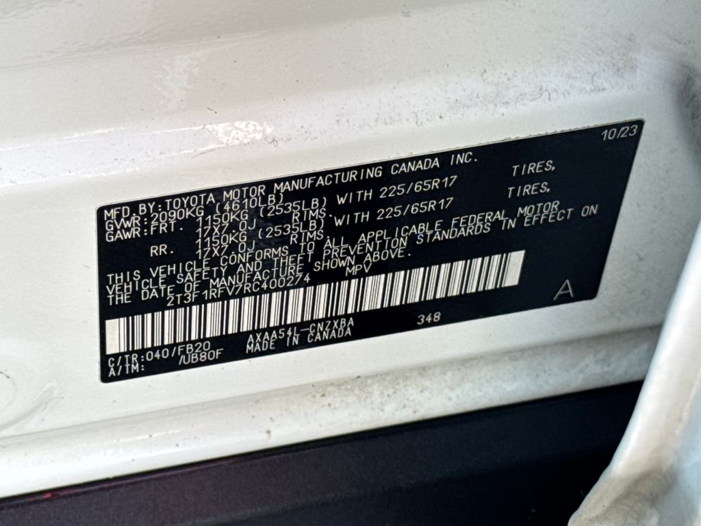 Used 2024 White Toyota LE image 47