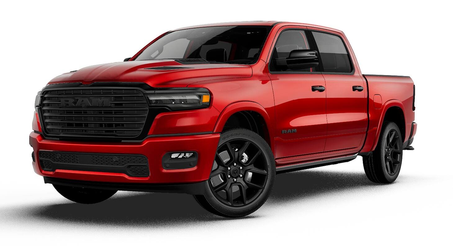 New 2027 Molten Red Pearl-Coat Exterior Paint RAM LARAMIE image 13