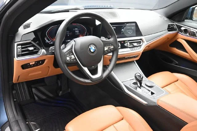 Certified Used 2021 Arctic Race Blue Metallic BMW 430i xDrive image 9
