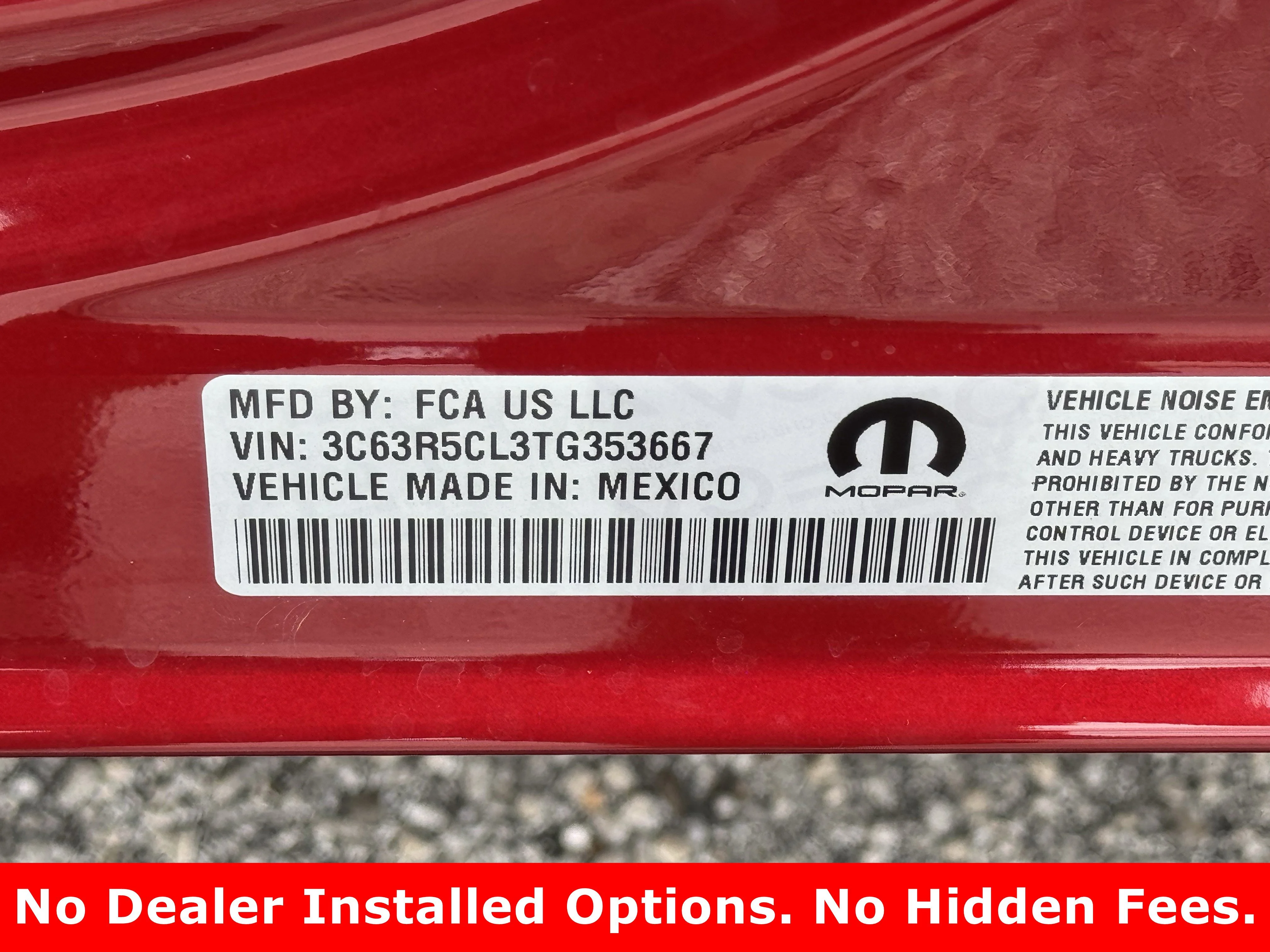 New 2026 Molten Red Pearlcoat Ram Black Express image 19