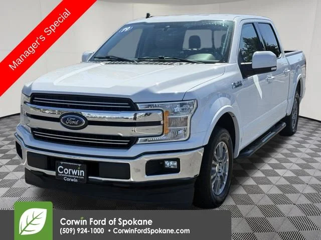 Used 2019 Oxford White Ford Lariat image 1