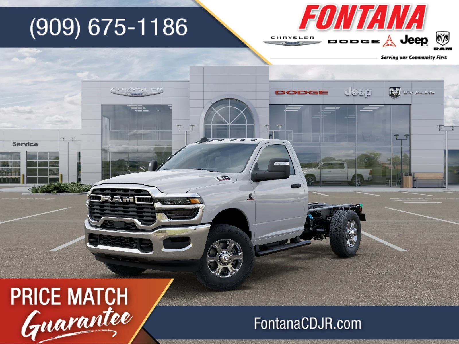 New 2026 Bright White Clear-Coat Exterior Paint RAM Tradesman image 1