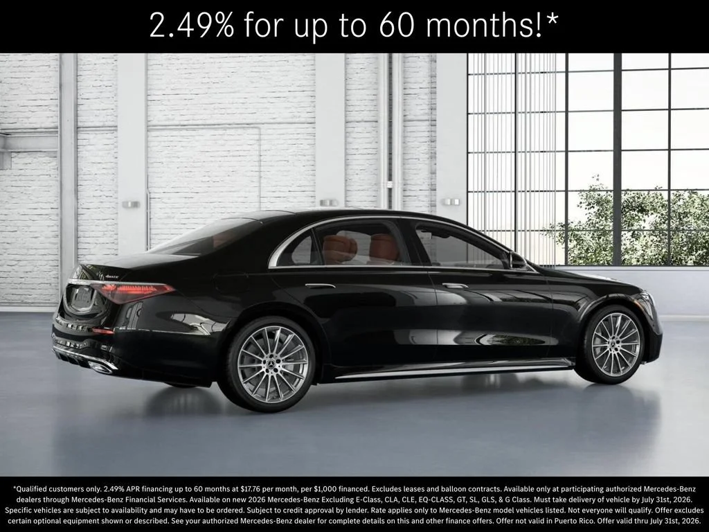 New 2026 Obsidian Black Metallic Mercedes-Benz S 580 image 61