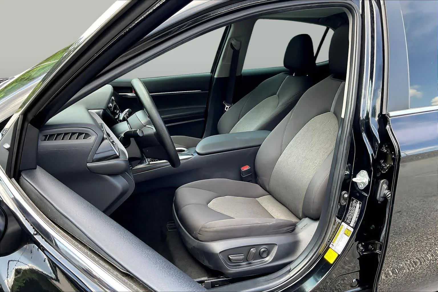 Used 2024 Midnight Black Metallic Toyota LE image 8