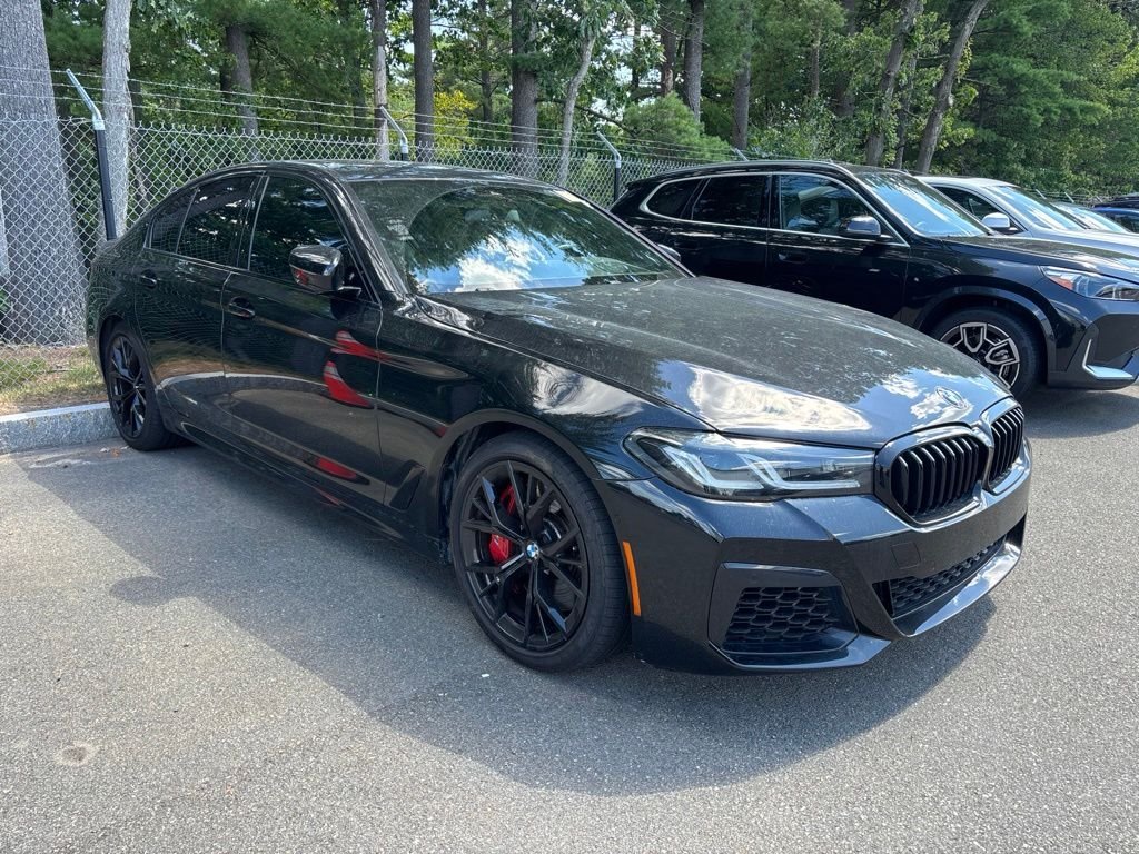 Certified Used 2023 Black Sapphire Metallic BMW M550i xDrive image 3