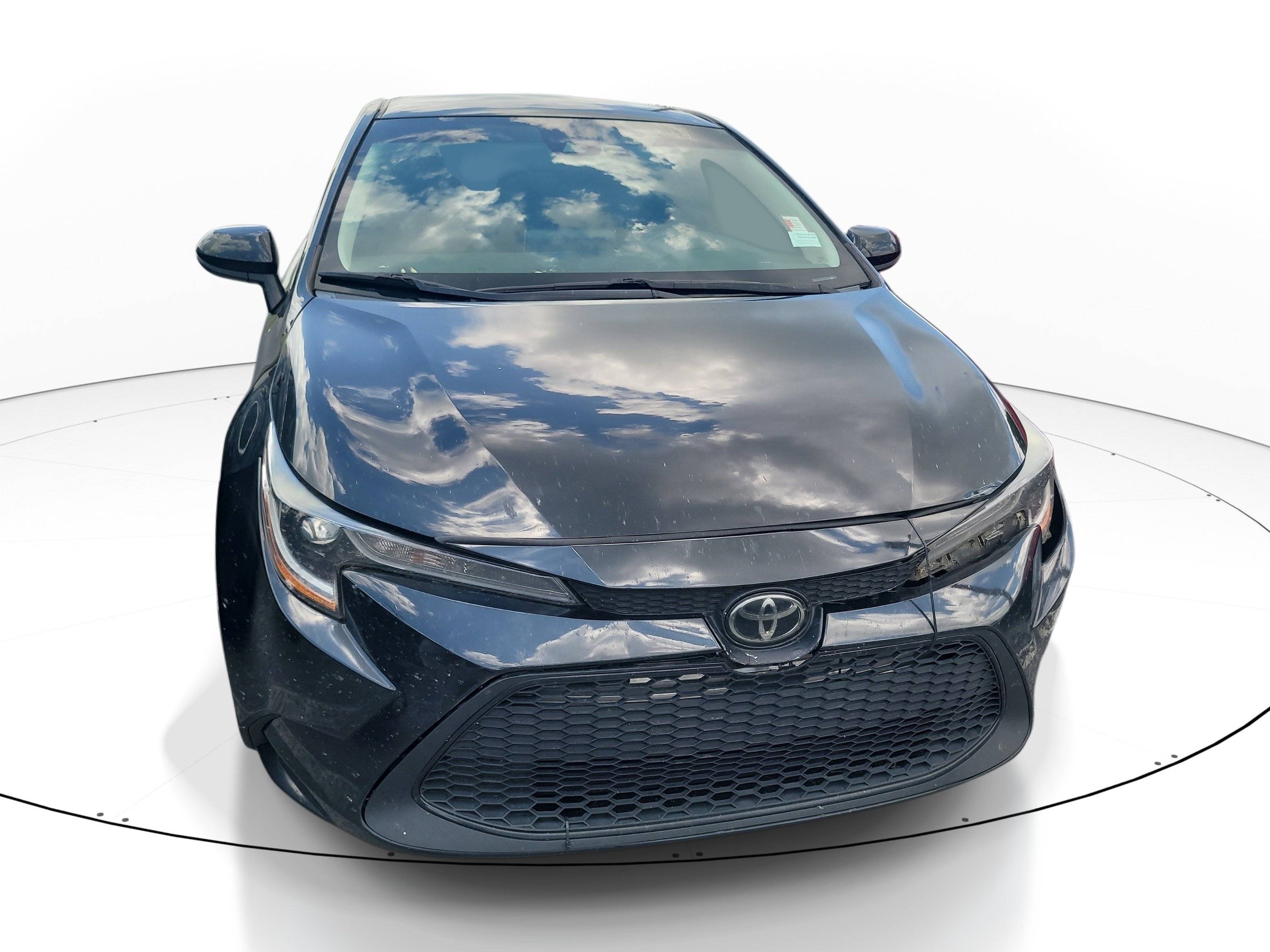 Used 2021 Black Sand Pearl Toyota LE image 2