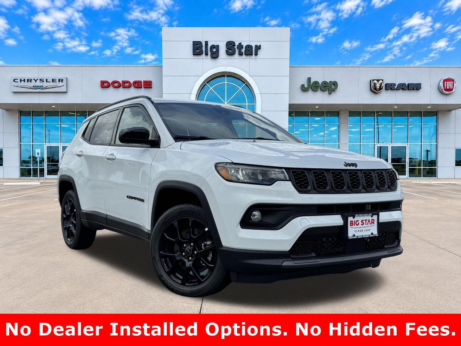 New 2026 Bright White Clear-Coat Exterior Paint Jeep Latitude Altitude image 1