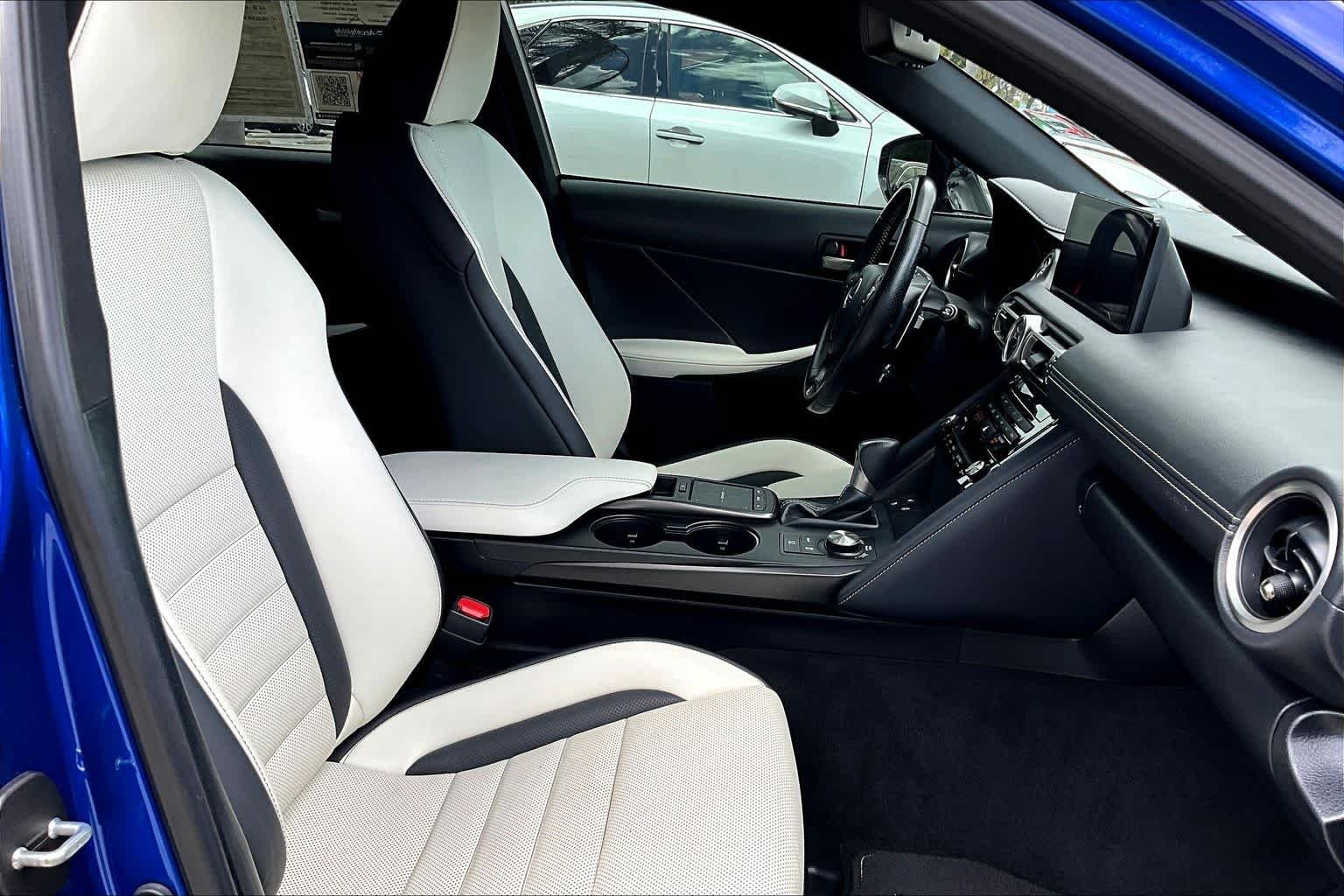Certified Used 2021 Ultrasonic Blue Mica 2.0 Lexus F SPORT image 9