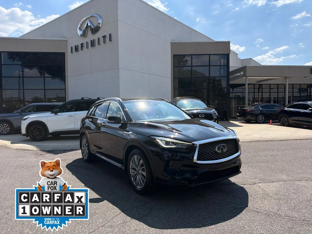 Certified Used 2023 Black Obsidian INFINITI LUXE image 1