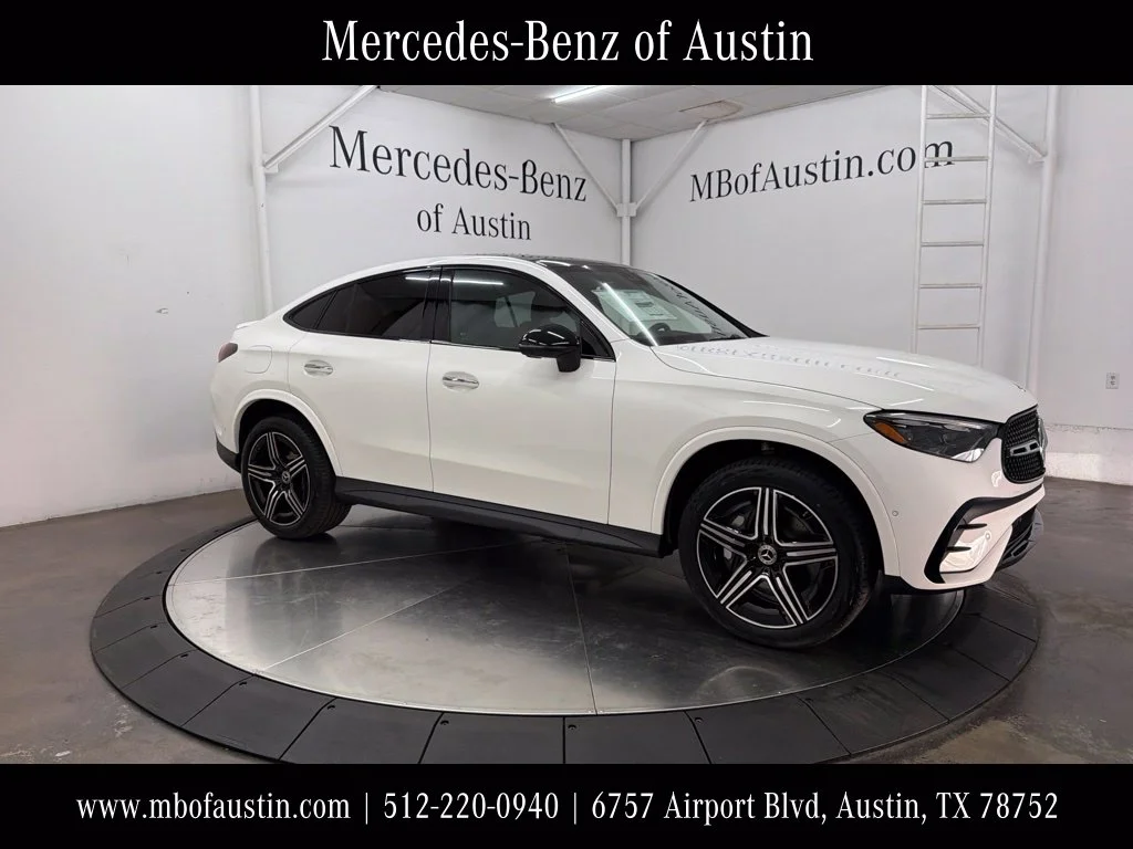 New 2027 White Mercedes-Benz GLC 300 Coupe image 1