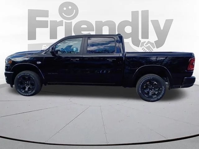 New 2026 Diamond Black Crystal Pearl-Coat Exterior Paint RAM Big Horn/Lone Star image 8
