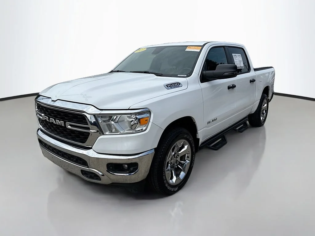 Used 2023 Bright White Clearcoat Ram Big Horn image 4