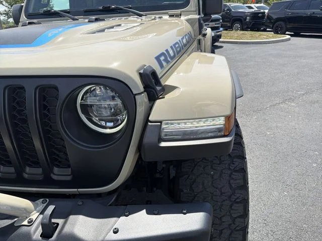 Used 2022 Beige Jeep Unlimited Rubicon 4xe image 8