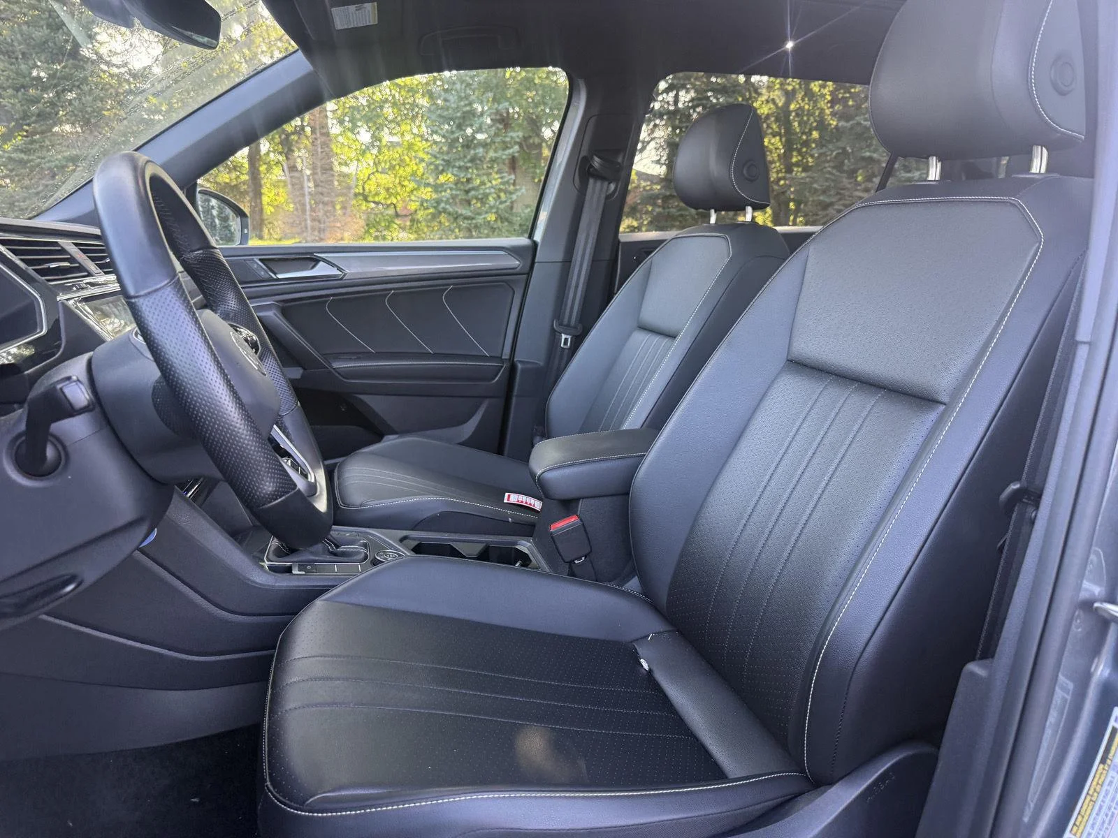 Used 2024 Platinum Gray Metallic Volkswagen SE R-Line Black image 6
