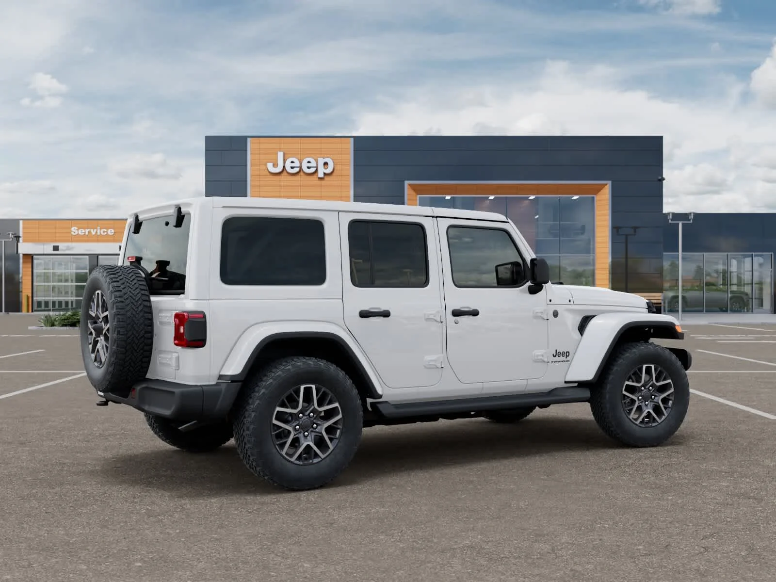 New 2027 Bright White Clearcoat Jeep Sahara image 4