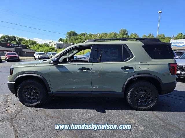 New 2026 Ash Green Metallic Honda TrailSport Elite Blackout image 4