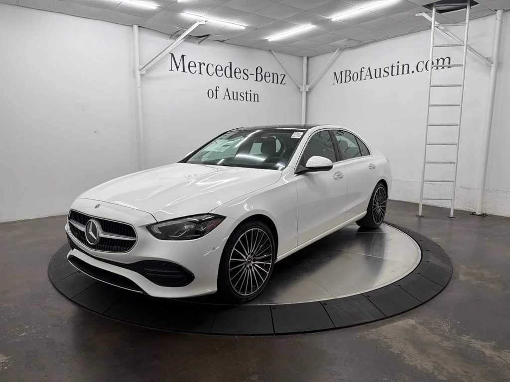 New 2026 White Mercedes-Benz C 300 image 3