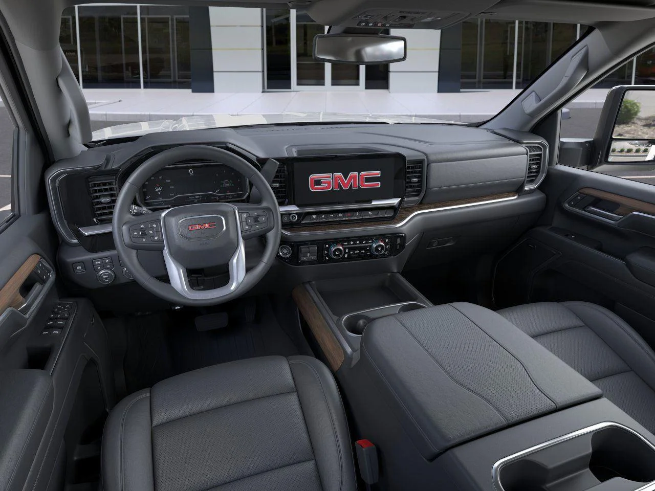 New 2026 Glacier White Tricoat GMC SLT image 15