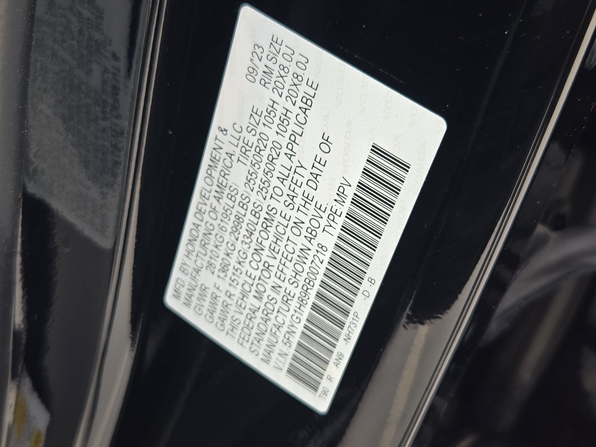 Certified Used 2024 Crystal Black Pearl Honda Elite image 30