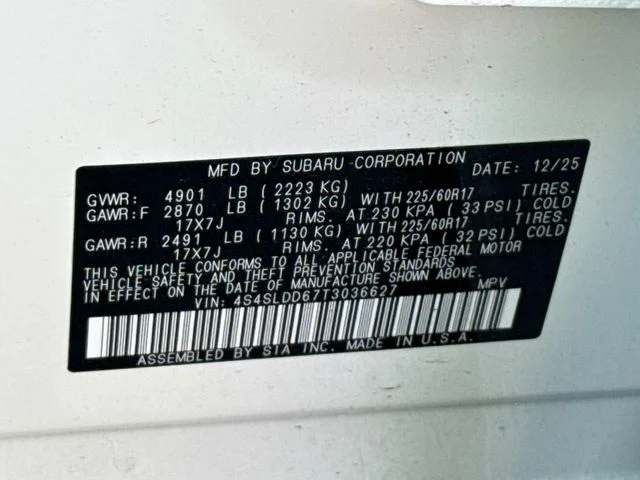 Used 2026 White Subaru Premium image 31