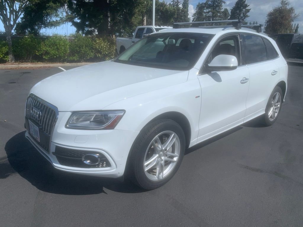 Used 2015 Glacier White Metallic Audi 3.0T Premium Plus image 1