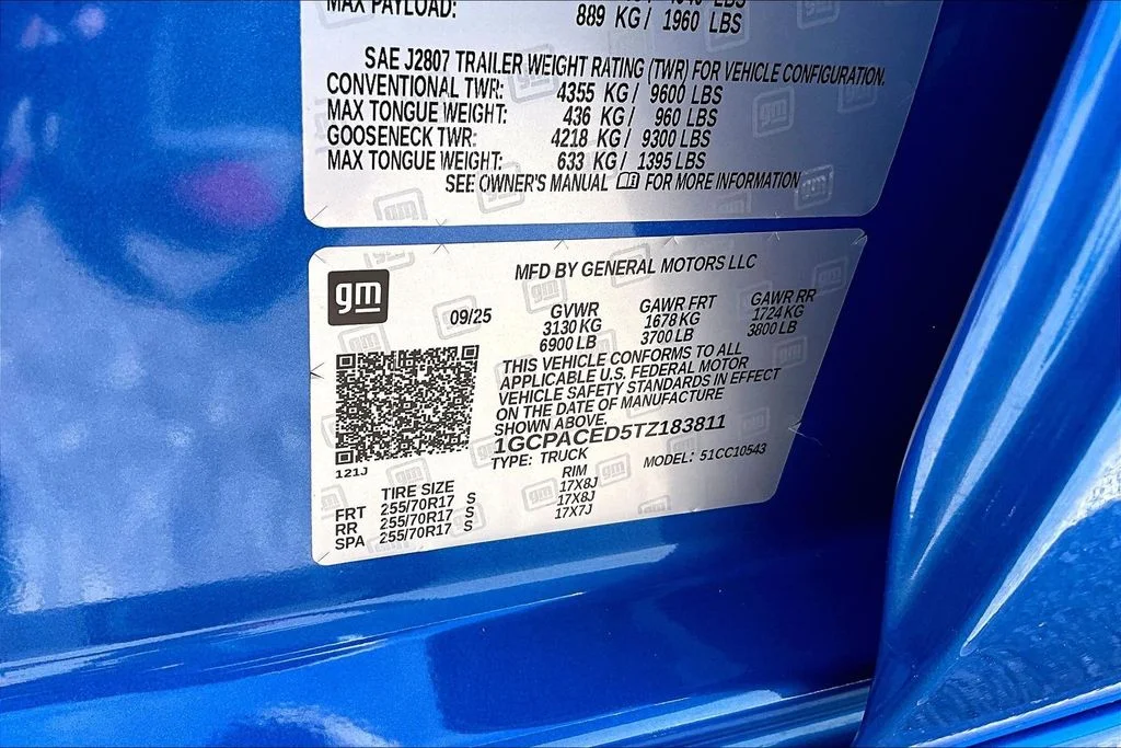 Certified Used 2026 Rip Tide Blue Chevrolet LT image 36