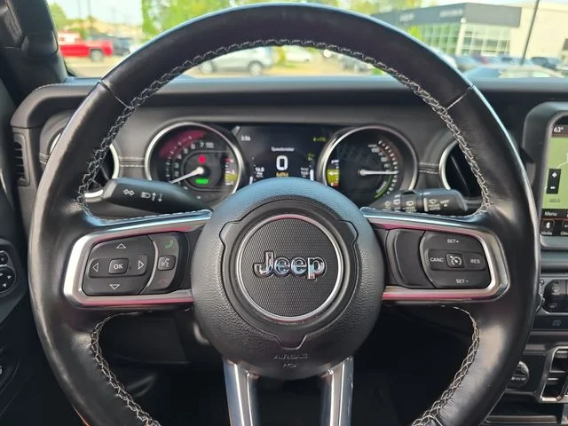 Used 2022 Gray Jeep Unlimited Sahara 4xe image 18