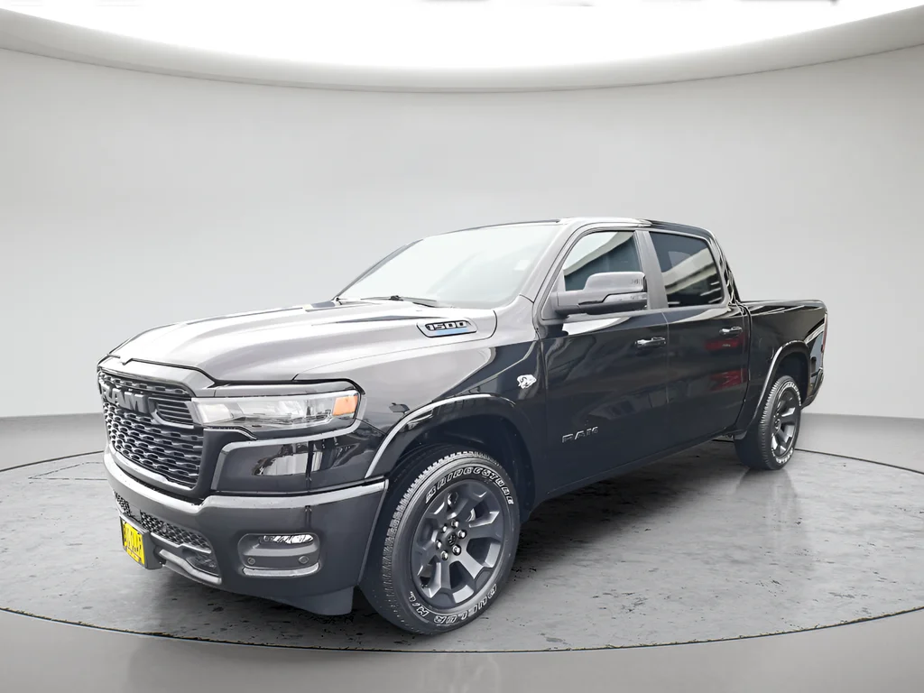 New 2026 Diamond Black Crystal Pearl-Coat Exterior Paint RAM Big Horn/Lone Star image 1