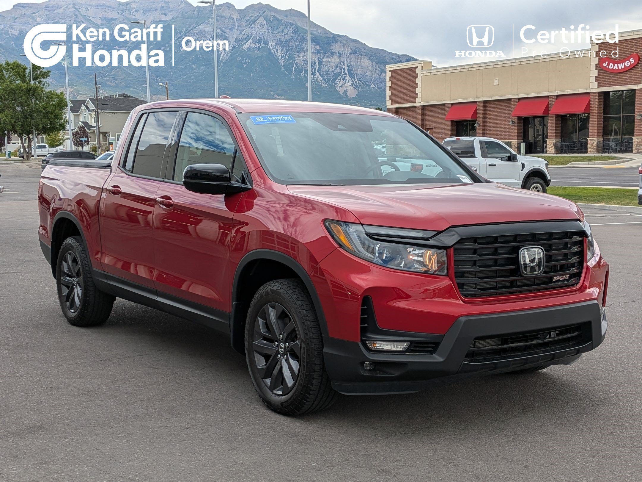 Certified Used 2023 Red Honda Sport image 1