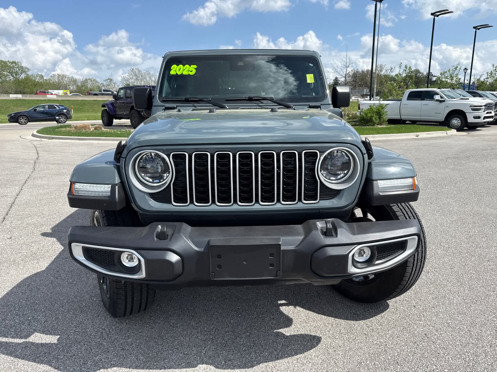 Used 2025 Jeep Wrangler 4xe Sahara 4XE with VIN 1C4RJXP67SW585361 for sale in Kansas City