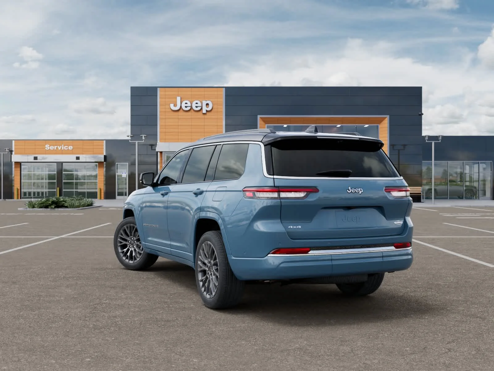 New 2027 Steel Blue Jeep Summit image 3