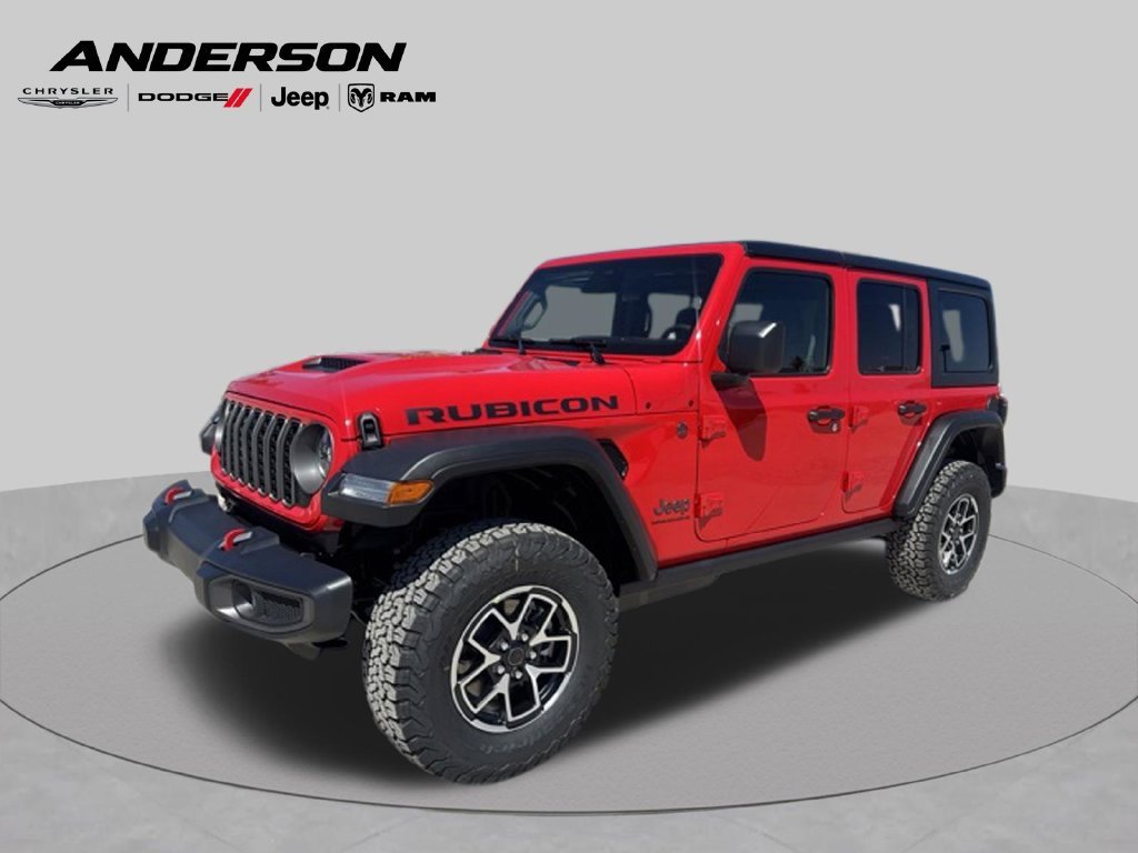 New 2026 Firecracker Red Clear-Coat Exterior Paint Jeep Rubicon image 1