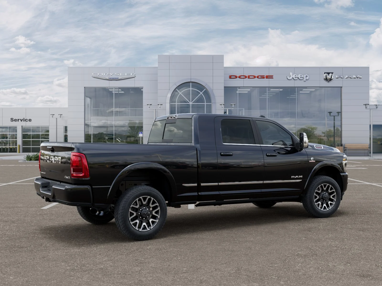 New 2026 Diamond Black Crystal Pearl-Coat Exterior Paint RAM Limited image 48