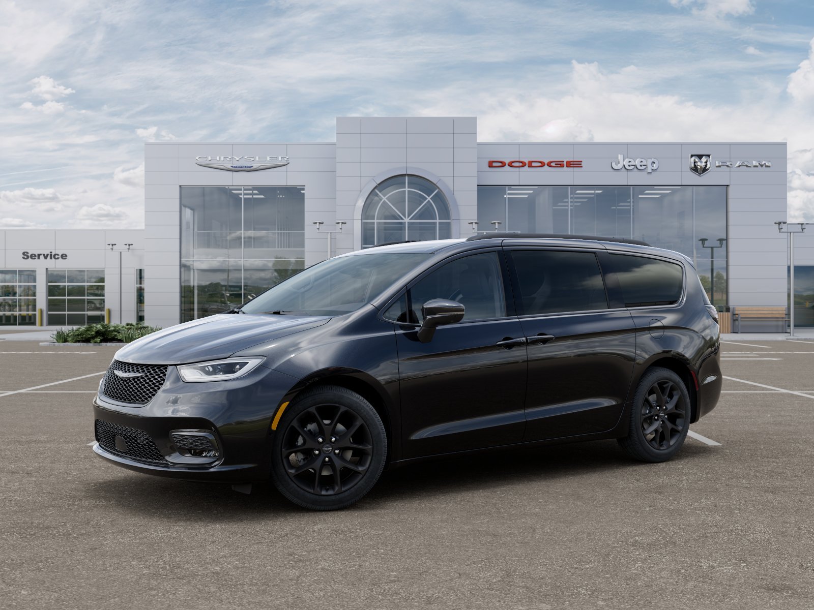 New 2026 Diamond Black Crystal Pearl-Coat Exterior Paint Chrysler Select image 2