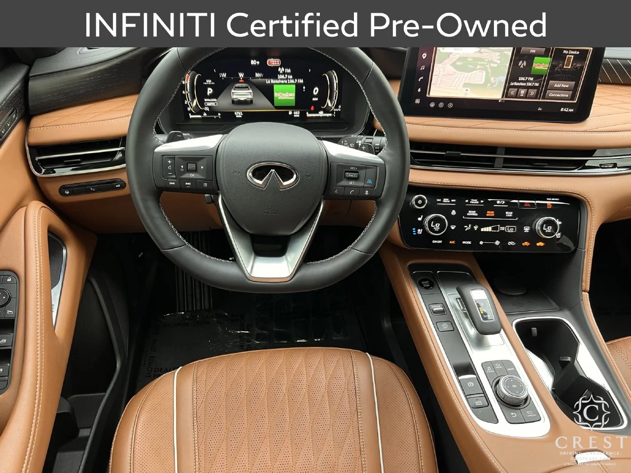 Certified Used 2027 Radiant White Black Obsidian INFINITI AUTOGRAPH image 13