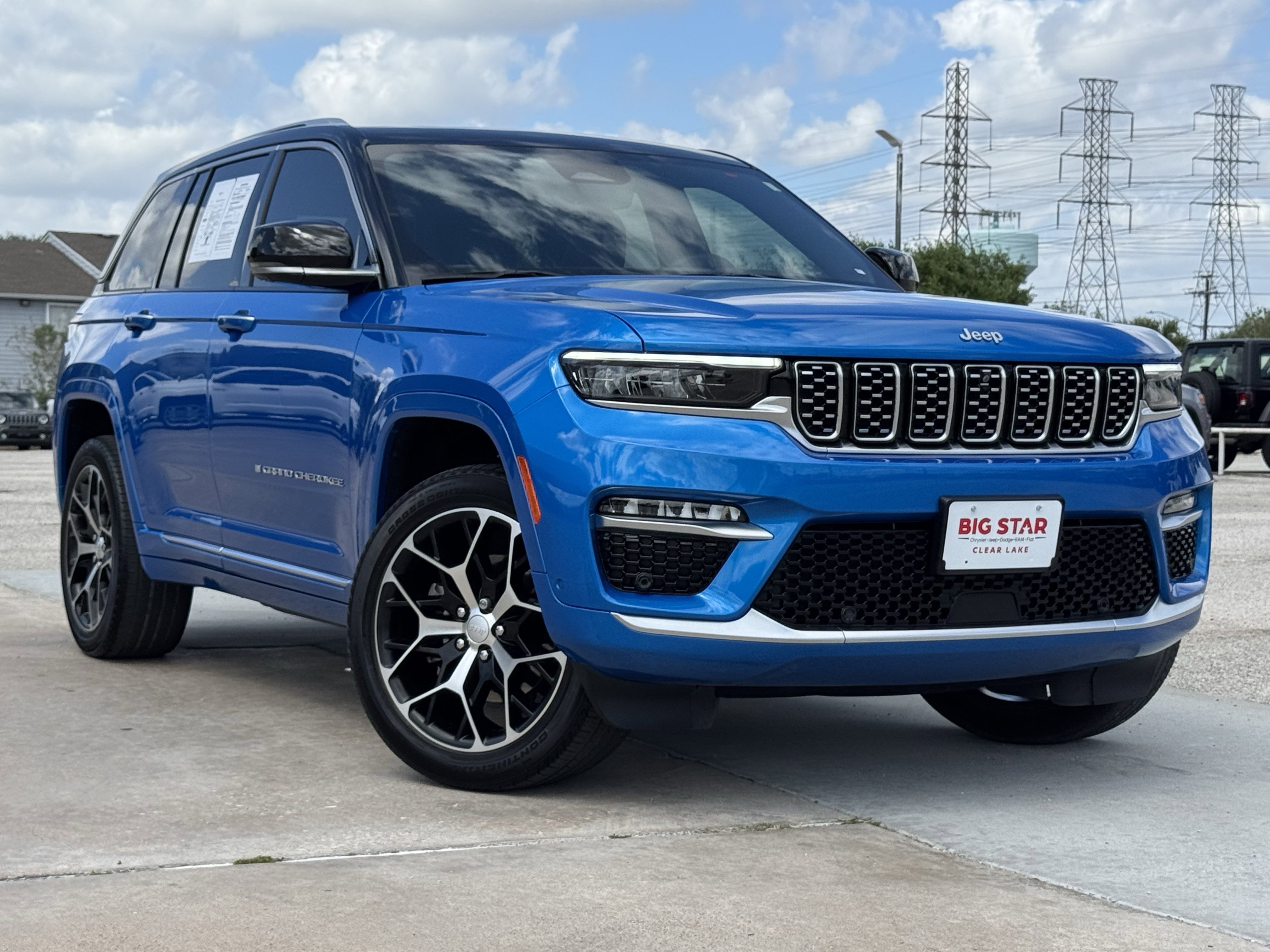 Used 2022 Jeep Grand Cherokee Summit 4xe with VIN 1C4RJYE64N8756004 for sale in Webster, TX