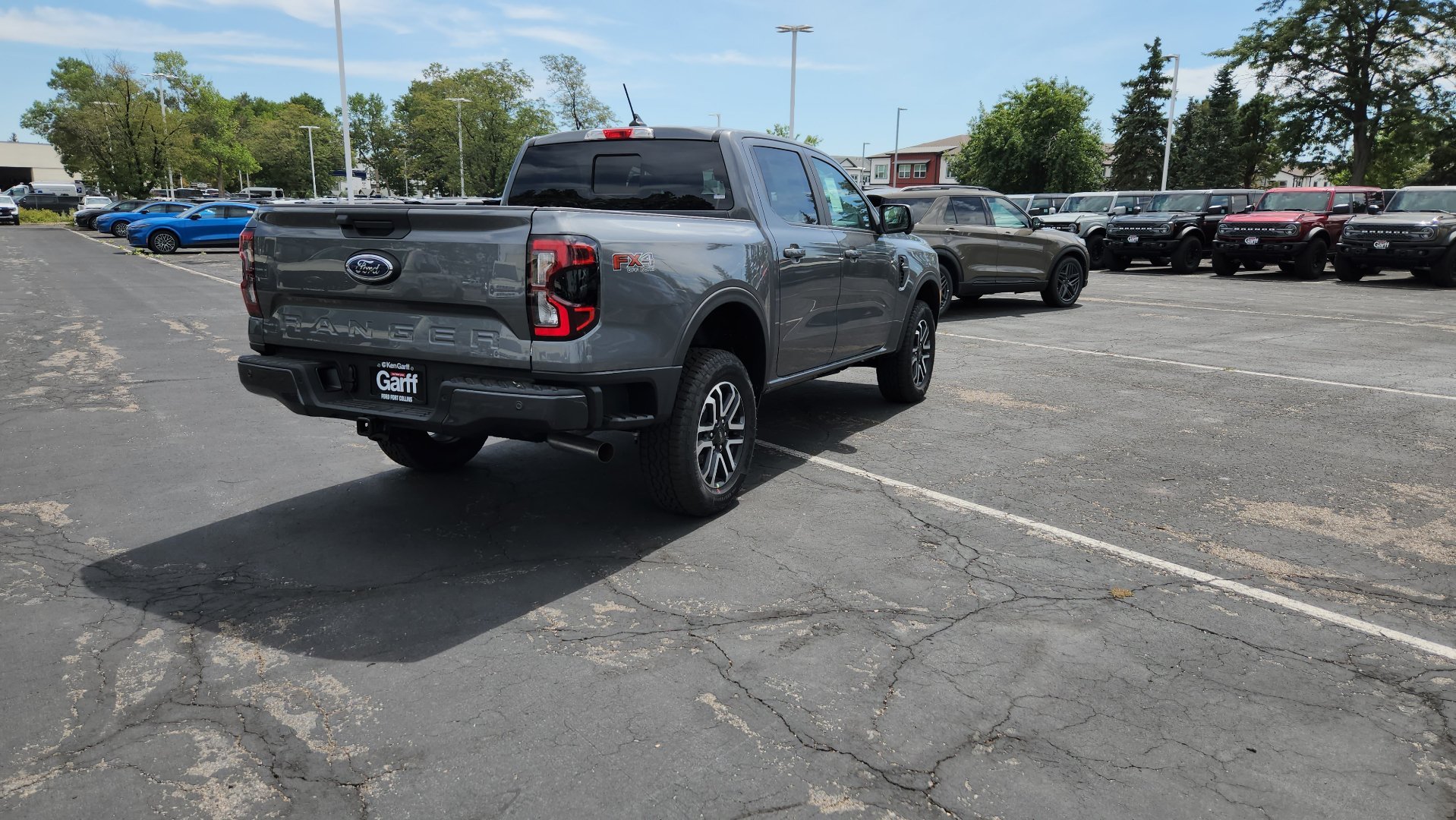 New 2026 Carbonized Gray Metallic Ford LARIAT image 7