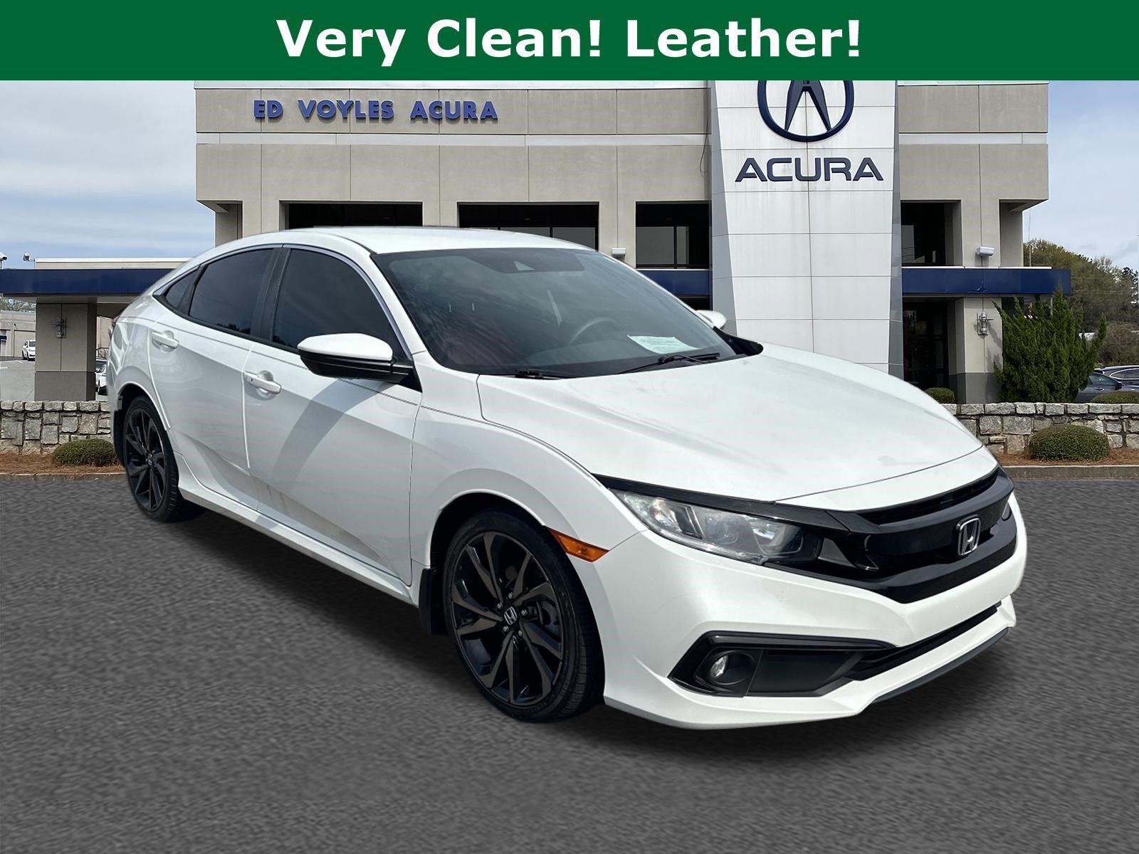 Used 2020 Platinum White Pearl Honda Sport image 3