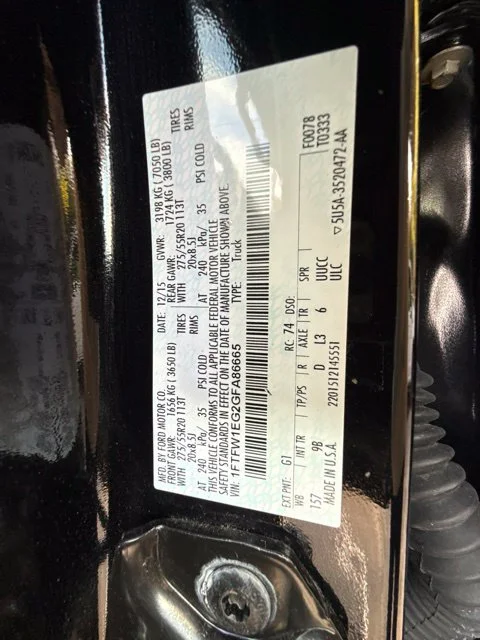 Used 2016 Shadow Black Ford Platinum image 16