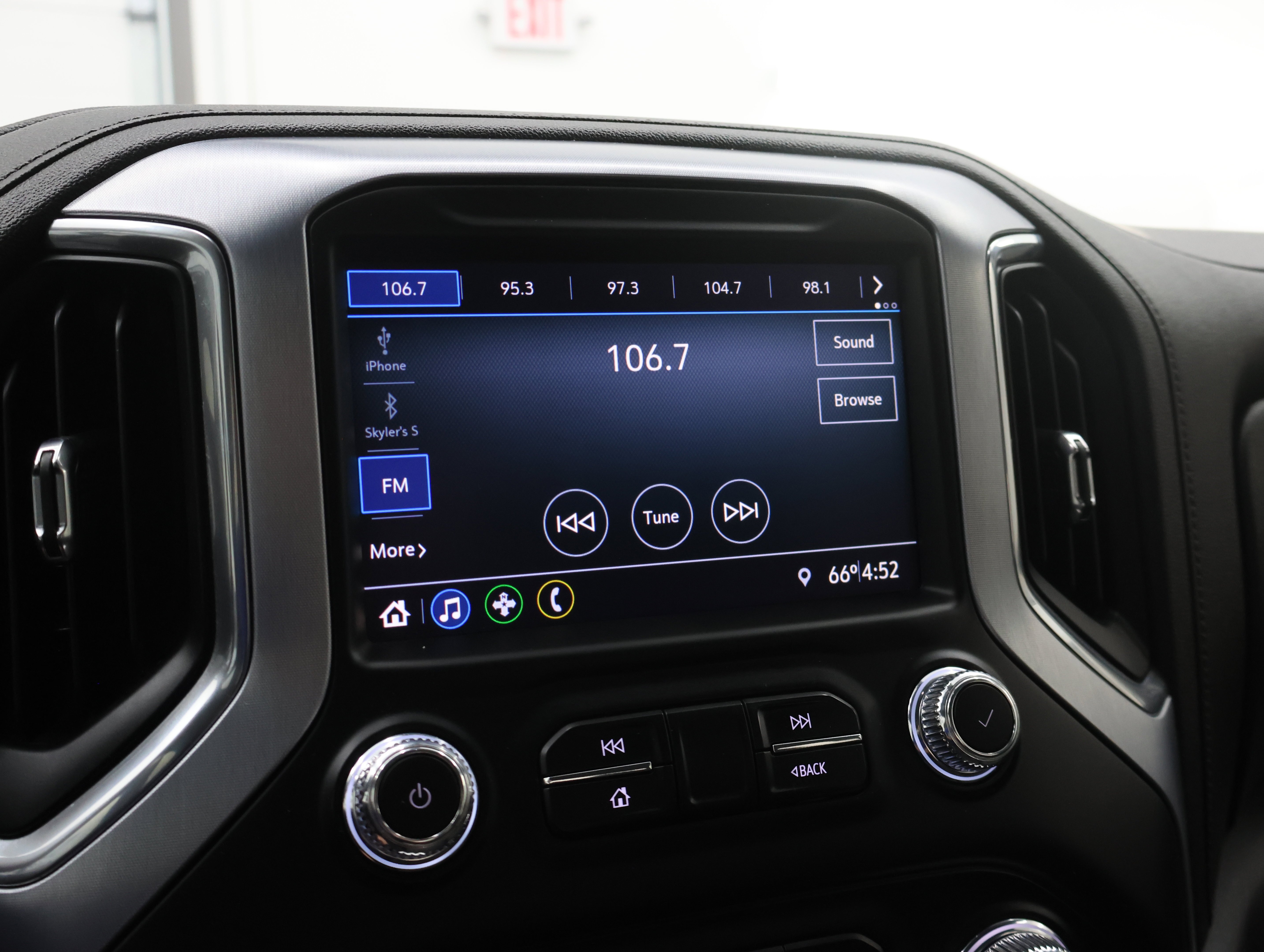 Used 2023 Pacific Blue Metallic GMC 4x4 Crew Cab SLE: CREW-SHORT-SLE-6.6L DIESEL-4WD-BACKUP CAM image 11