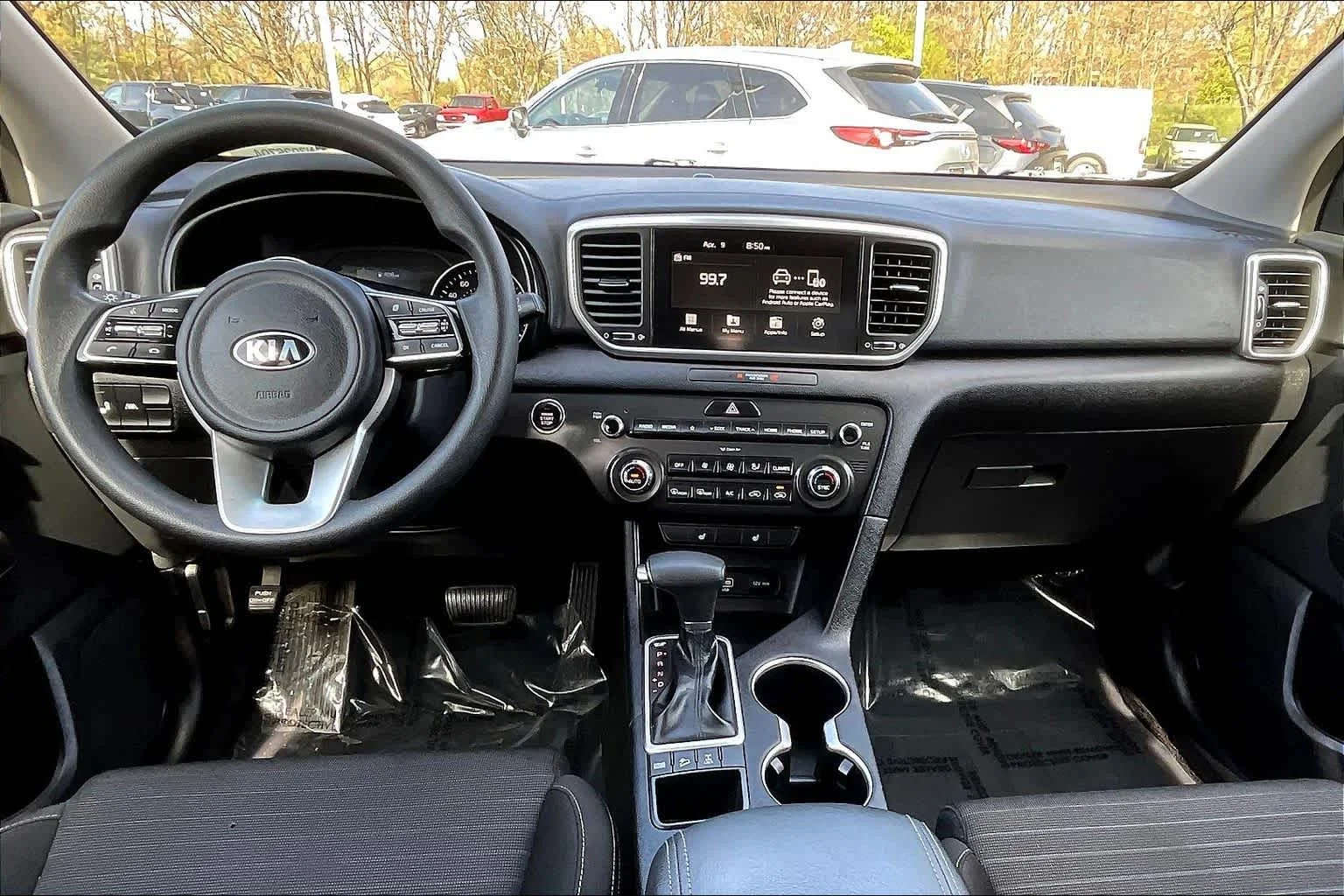 Used 2022 Black Cherry Kia LX image 25