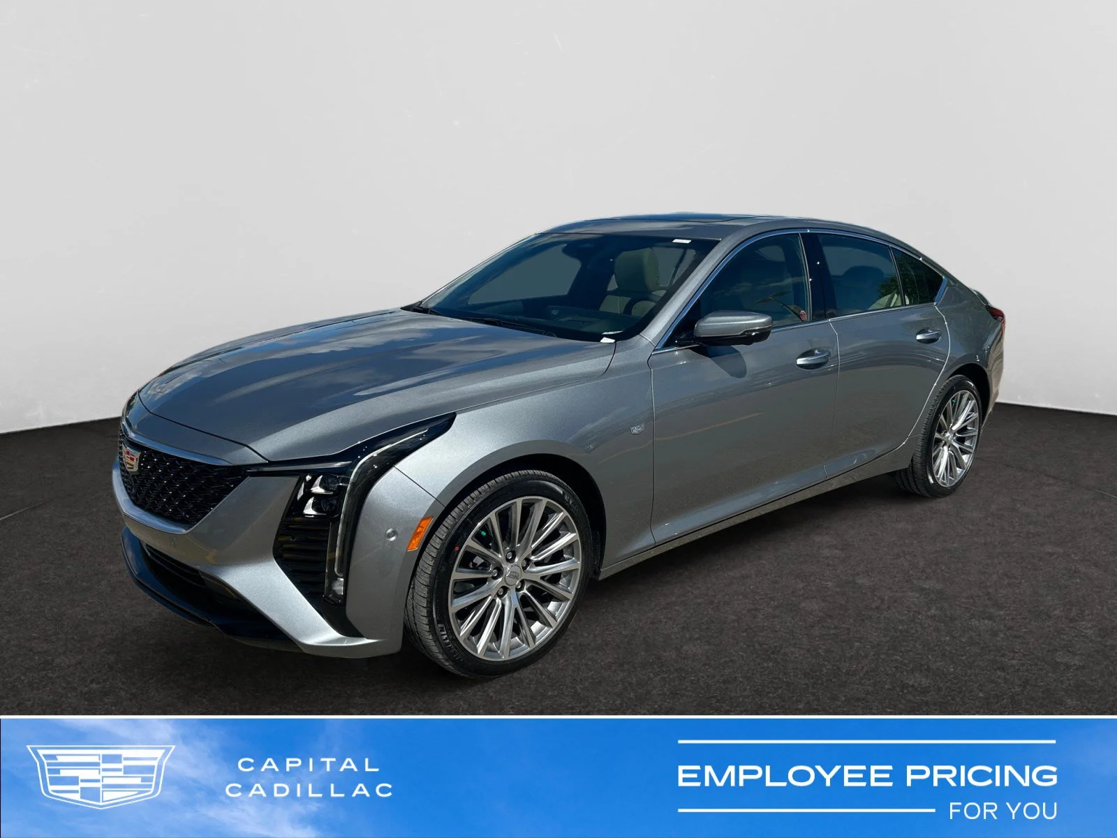 New 2026 Argent Silver Metallic Cadillac Premium Luxury image 1