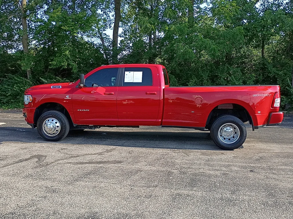Used 2022 Flame Red Clear Coat Ram Lone Star image 6