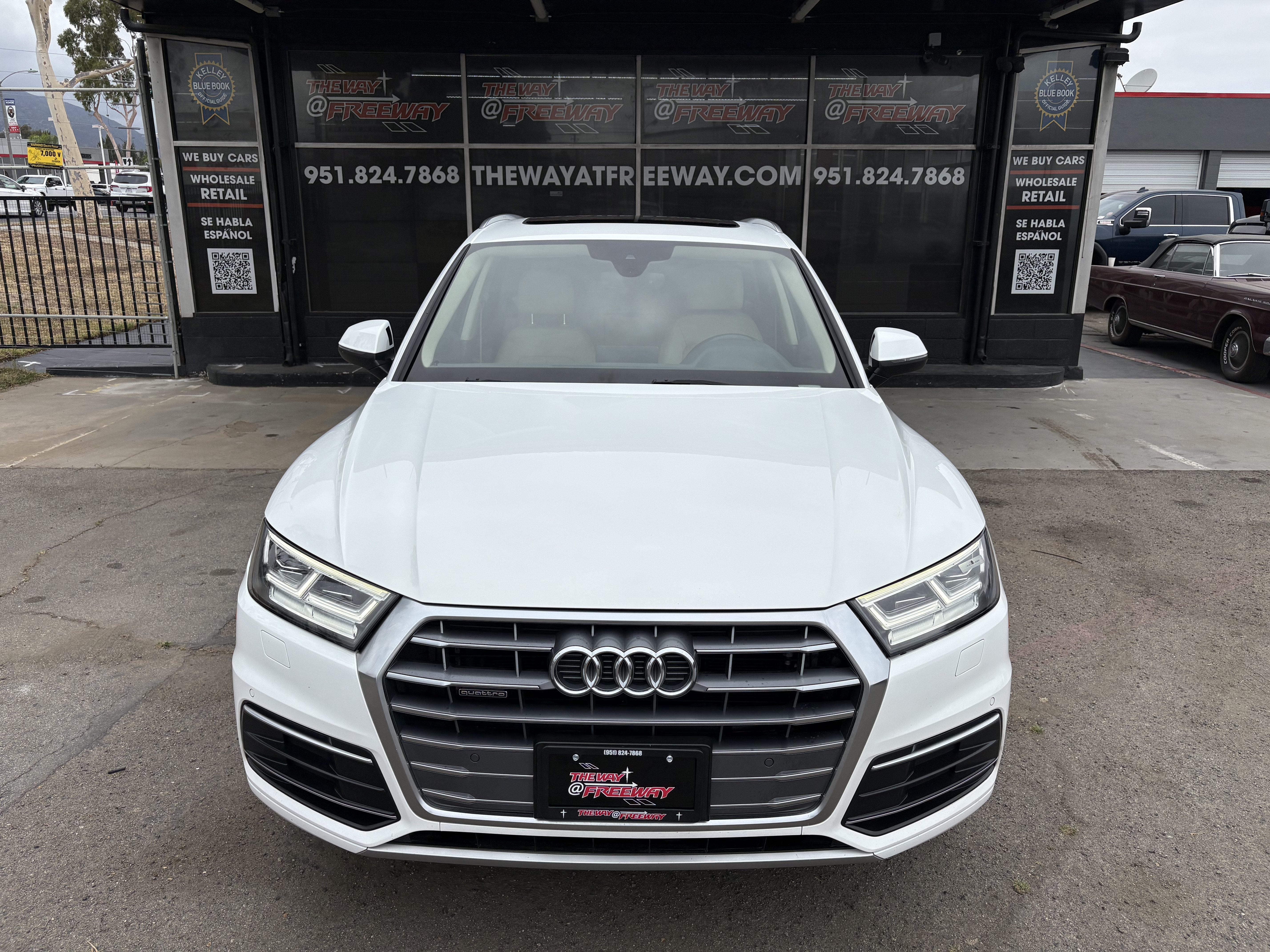 Used 2018 Audi Q5 Premium Plus with VIN WA1BNAFY6J2244703 for sale in Corona, CA