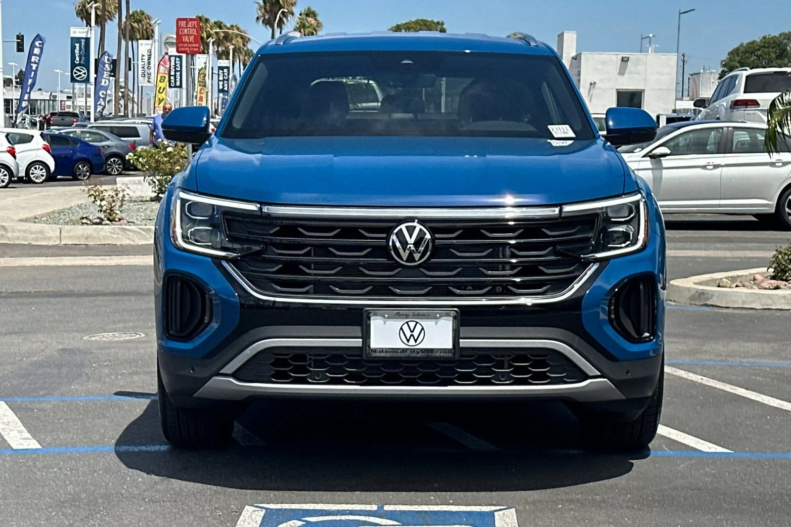 New 2026 Blue Volkswagen SE w/Technology image 3