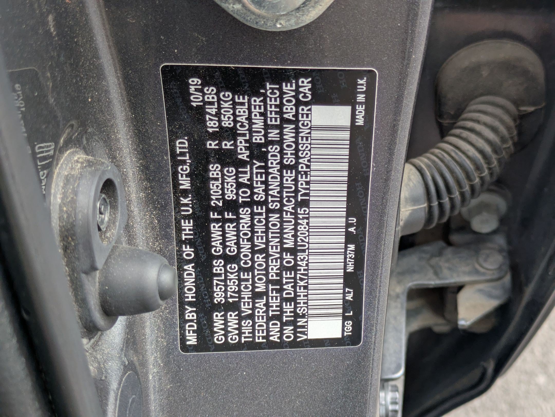 Certified Used 2020 Gray Honda Sport image 35