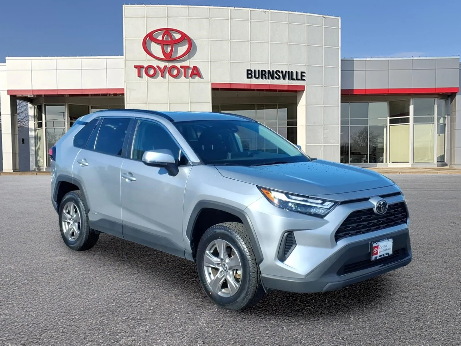 Certified Used 2025 Silver Toyota XLE image 1