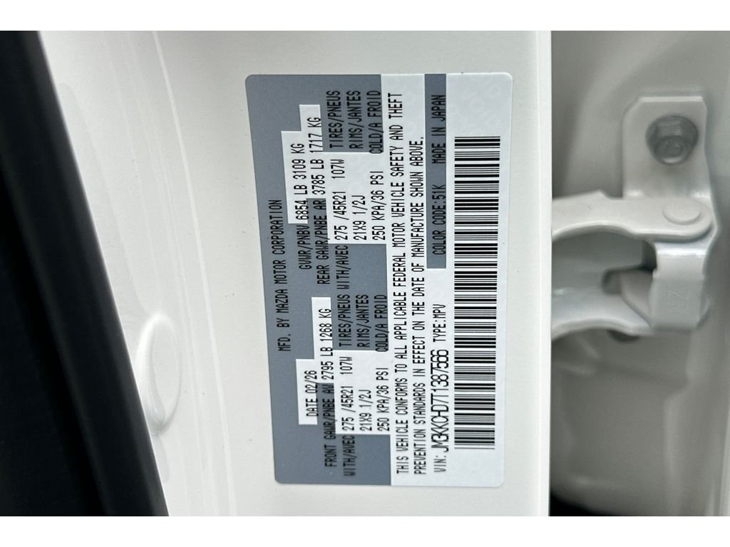 New 2026 Rhodium White Premium Mazda 3.3 Turbo Premium Sport AWD image 24