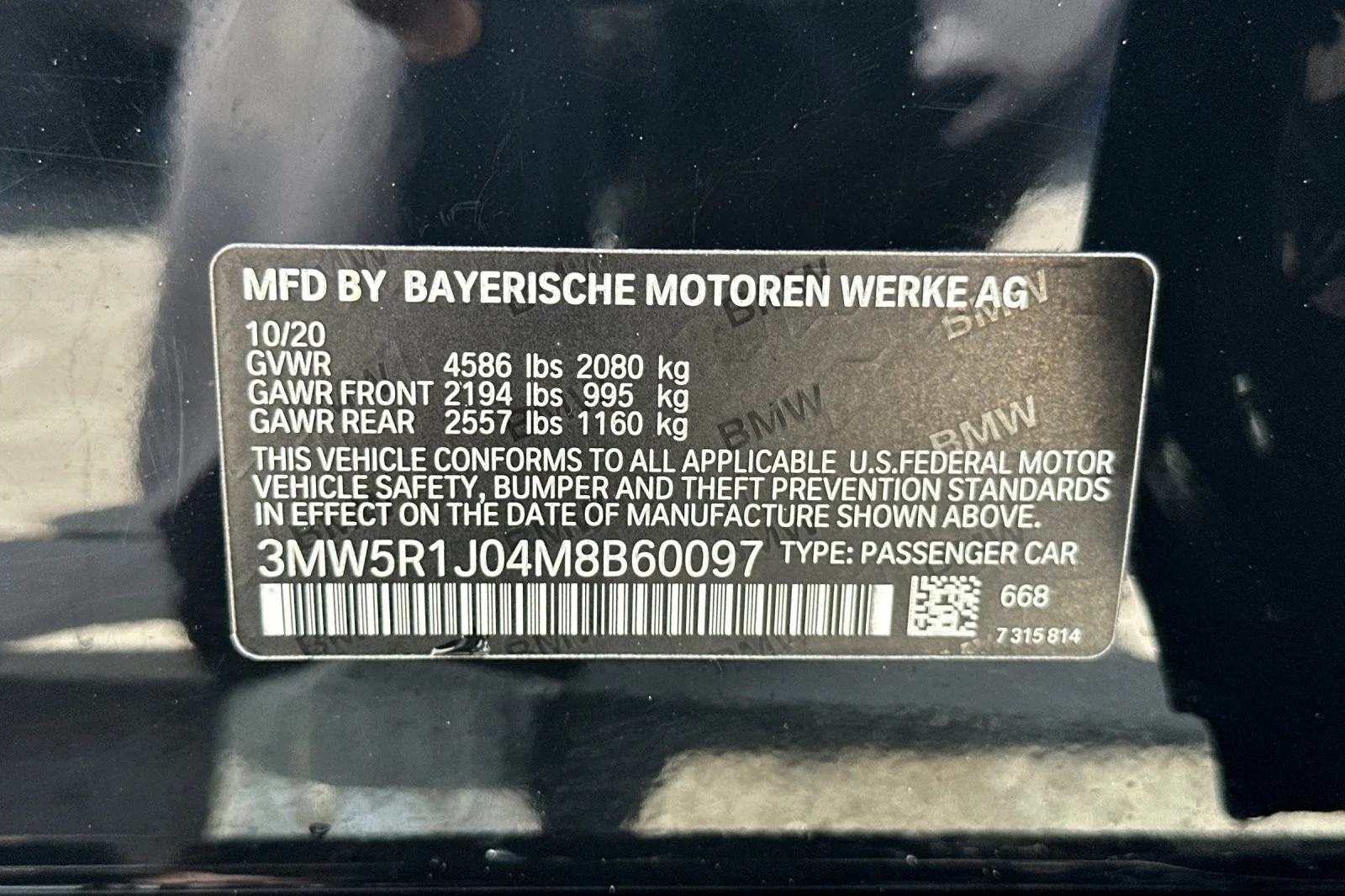 Used 2021 Jet Black BMW 330i image 27
